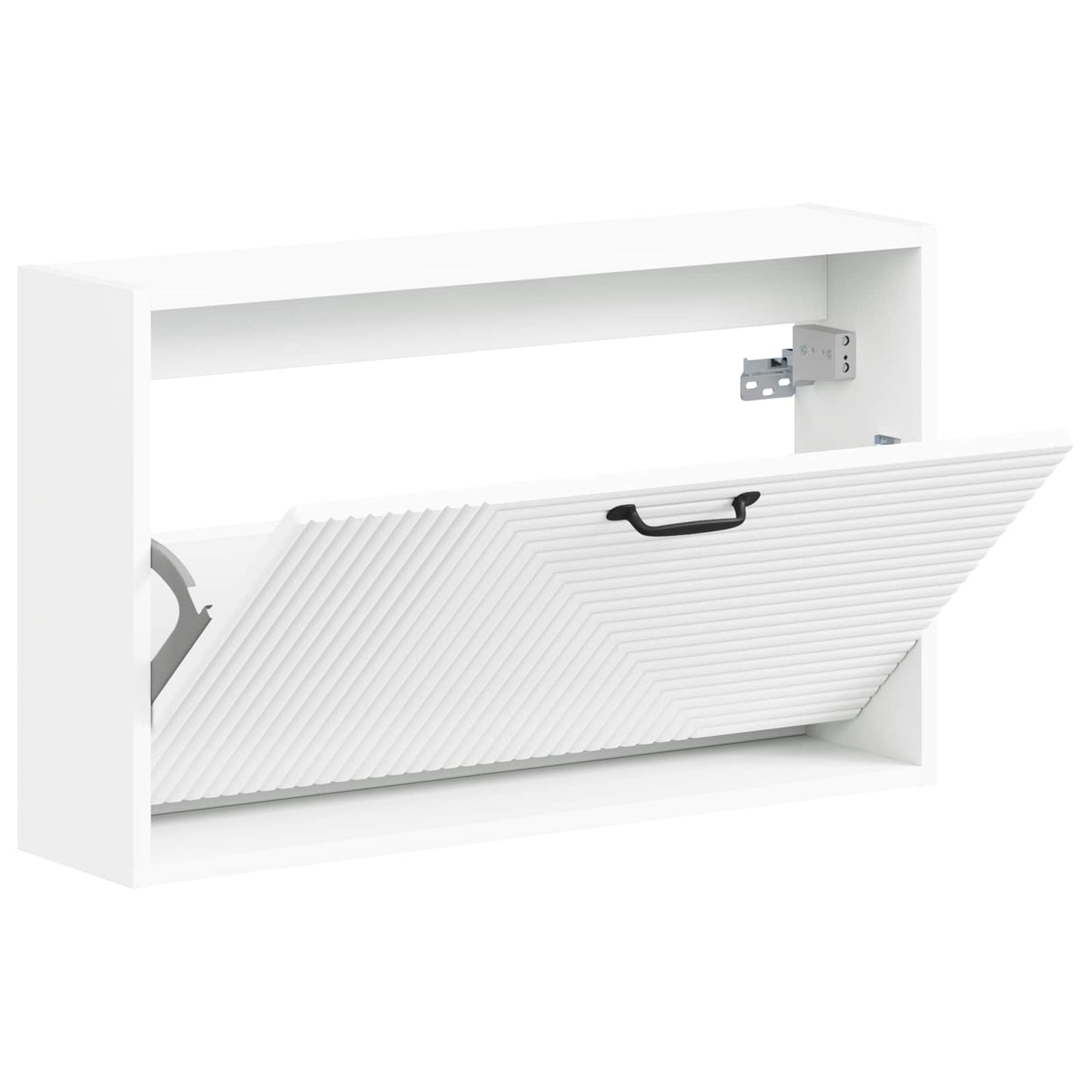 vidaXL Wall-Mounted Shoe Cabinet HAARLEM 71 x 17 x 43 cm White