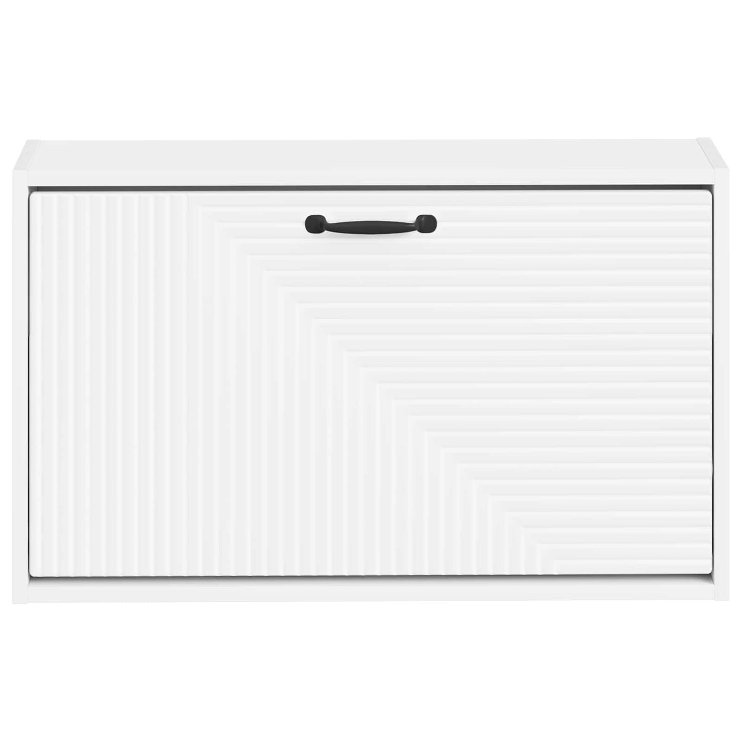 vidaXL Wall-Mounted Shoe Cabinet HAARLEM 71 x 17 x 43 cm White
