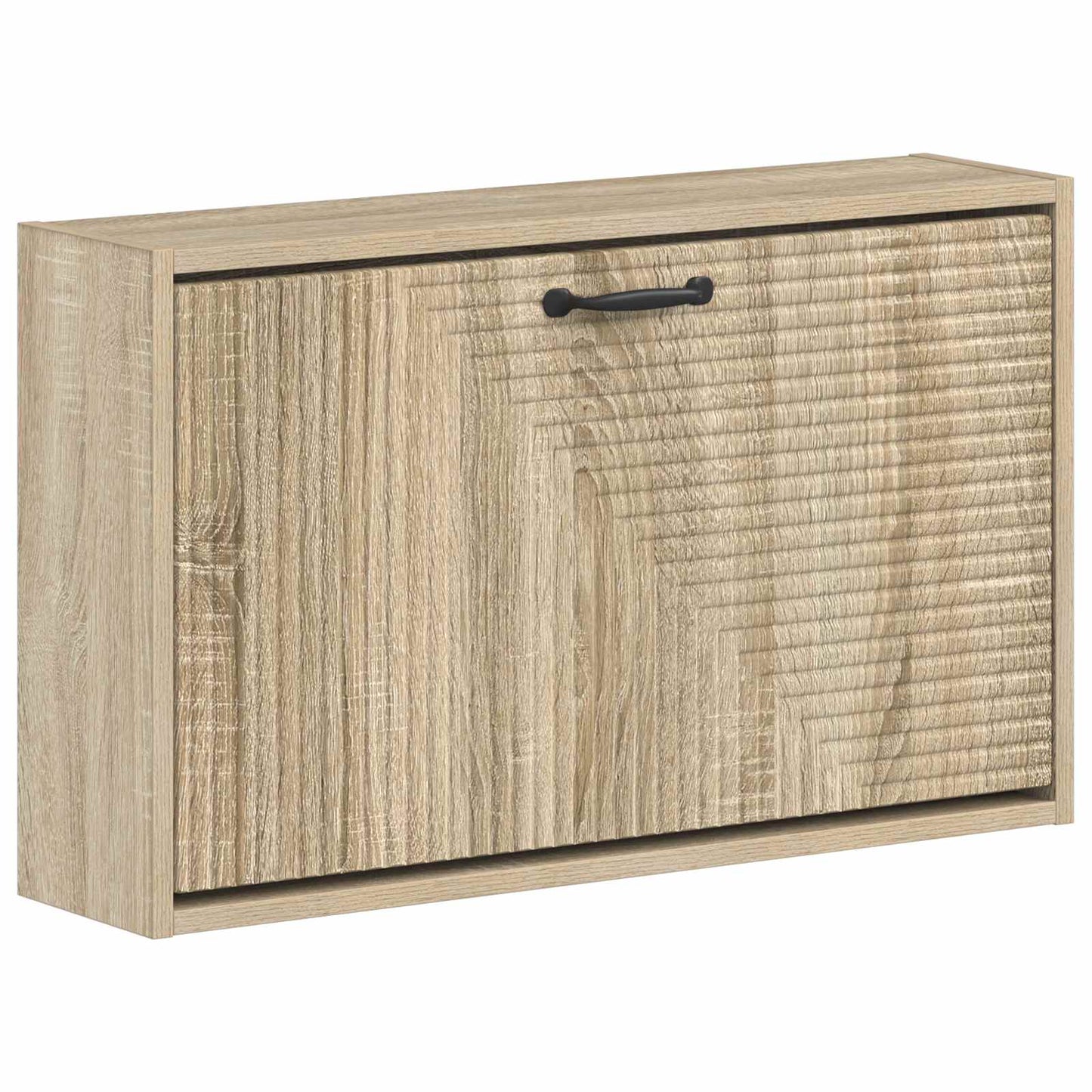 vidaXL Wall-Mounted Shoe Cabinet HAARLEM 71 x 17 x 43 cm Sonoma Oak