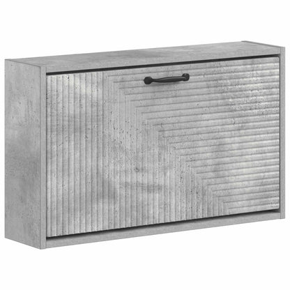 vidaXL Wall-Mounted Shoe Cabinet HAARLEM 71 x 17 x 43 cm Concrete Grey