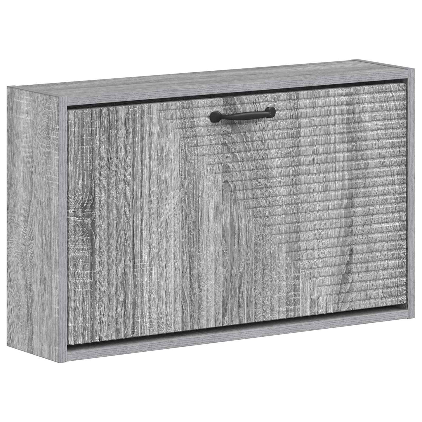 vidaXL Wall-Mounted Shoe Cabinet HAARLEM 71 x 17 x 43 cm Grey Sonoma