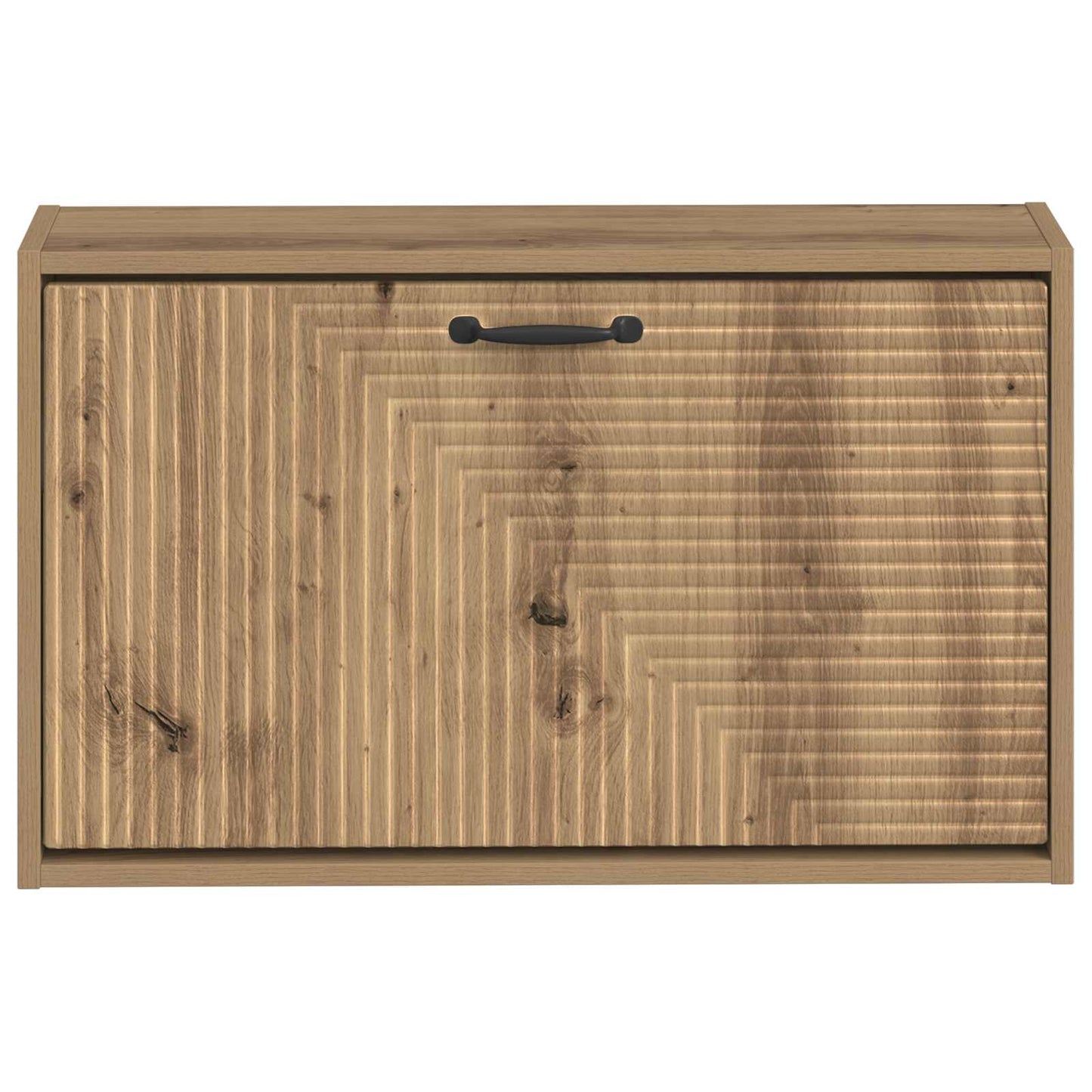 vidaXL Wall-Mounted Shoe Cabinet HAARLEM 71 x 17 x 43 cm Artisan Oak