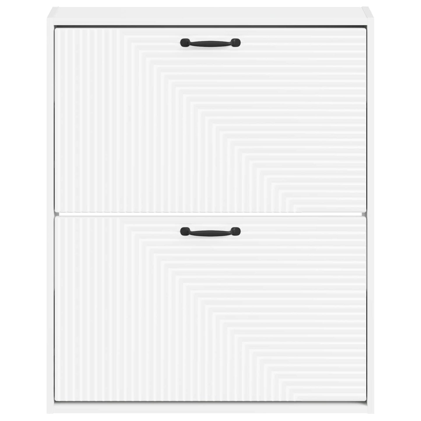 vidaXL Wall-Mounted Shoe Cabinet HAARLEM 71 x 17 x 86 cm White