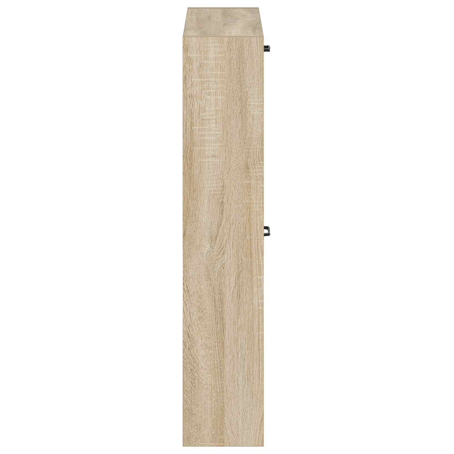 vidaXL Wall-Mounted Shoe Cabinet HAARLEM 71 x 17 x 86 cm Sonoma Oak