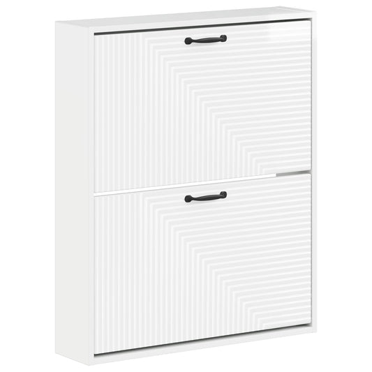 vidaXL Wall-Mounted Shoe Cabinet HAARLEM 71 x 17 x 86 cm