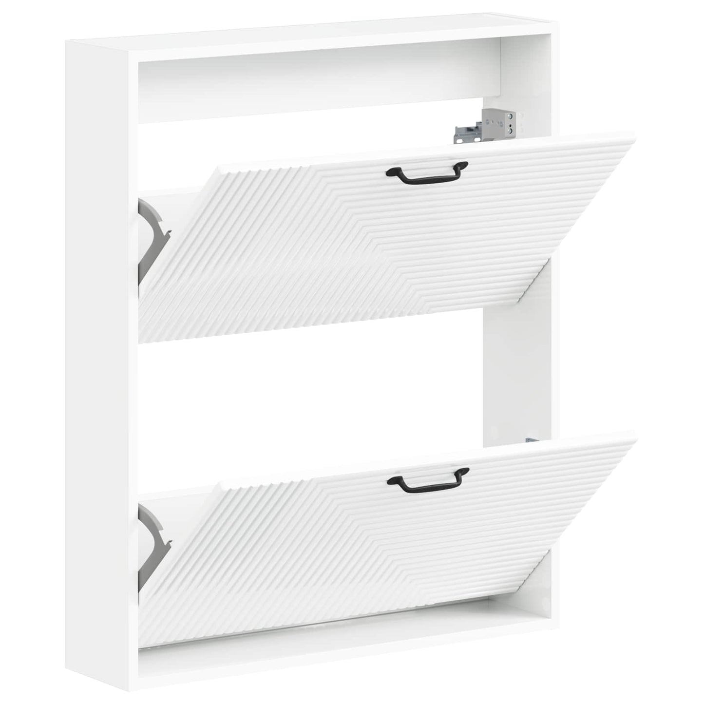 vidaXL Wall-Mounted Shoe Cabinet HAARLEM 71 x 17 x 86 cm