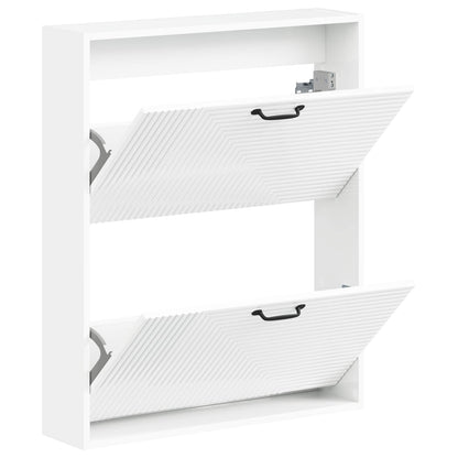 vidaXL Wall-Mounted Shoe Cabinet HAARLEM 71 x 17 x 86 cm