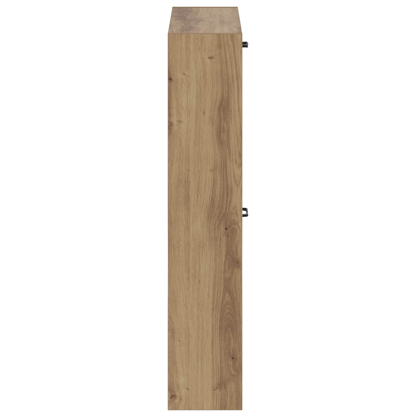 vidaXL Wall-Mounted Shoe Cabinet HAARLEM 71 x 17 x 86 cm Artisan Oak