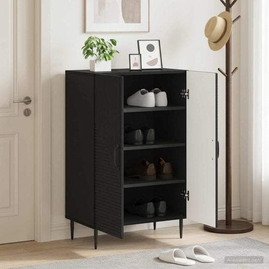 vidaXL Shoe Cabinet HAARLEM 59.5 x 39.5 x 89.5 cm Engineered Wood