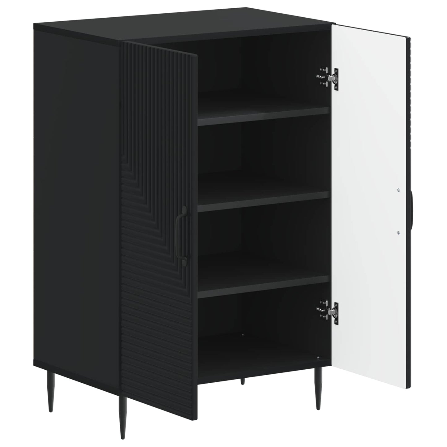 vidaXL Shoe Cabinet HAARLEM 59.5 x 39.5 x 89.5 cm Engineered Wood