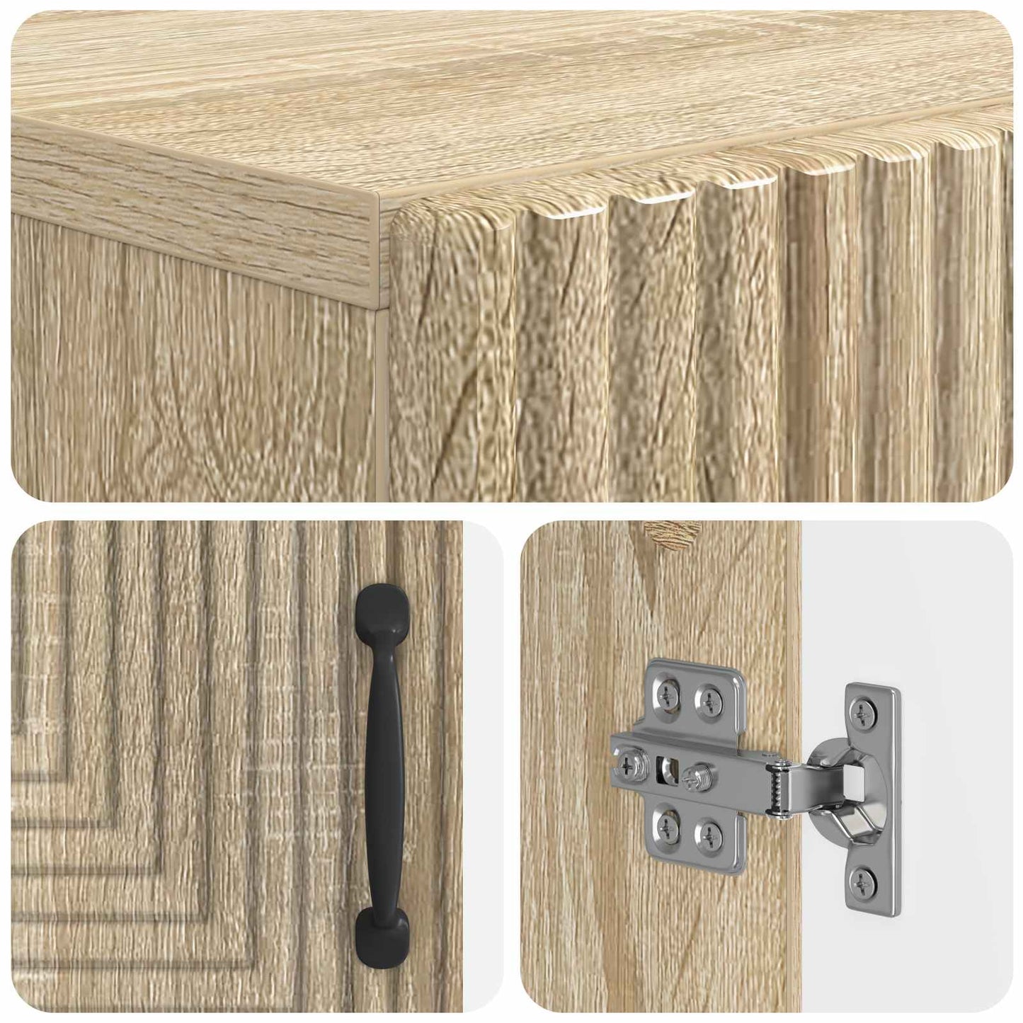 vidaXL Shoe Cabinet HAARLEM 59.5 x 39.5 x 89.5 cm Engineered Wood