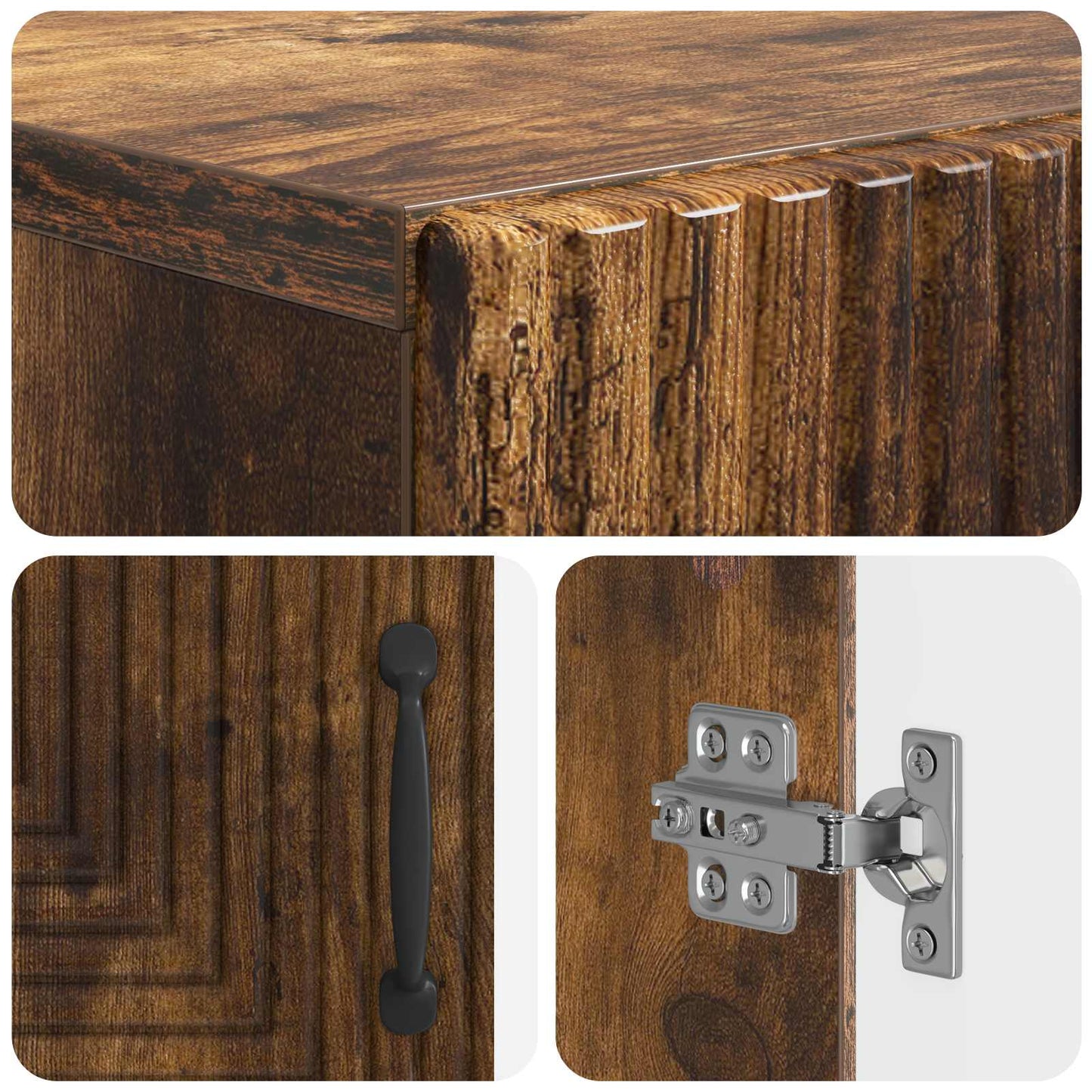 vidaXL Shoe Cabinet HAARLEM 59.5 x 39.5 x 89.5 cm Engineered Wood