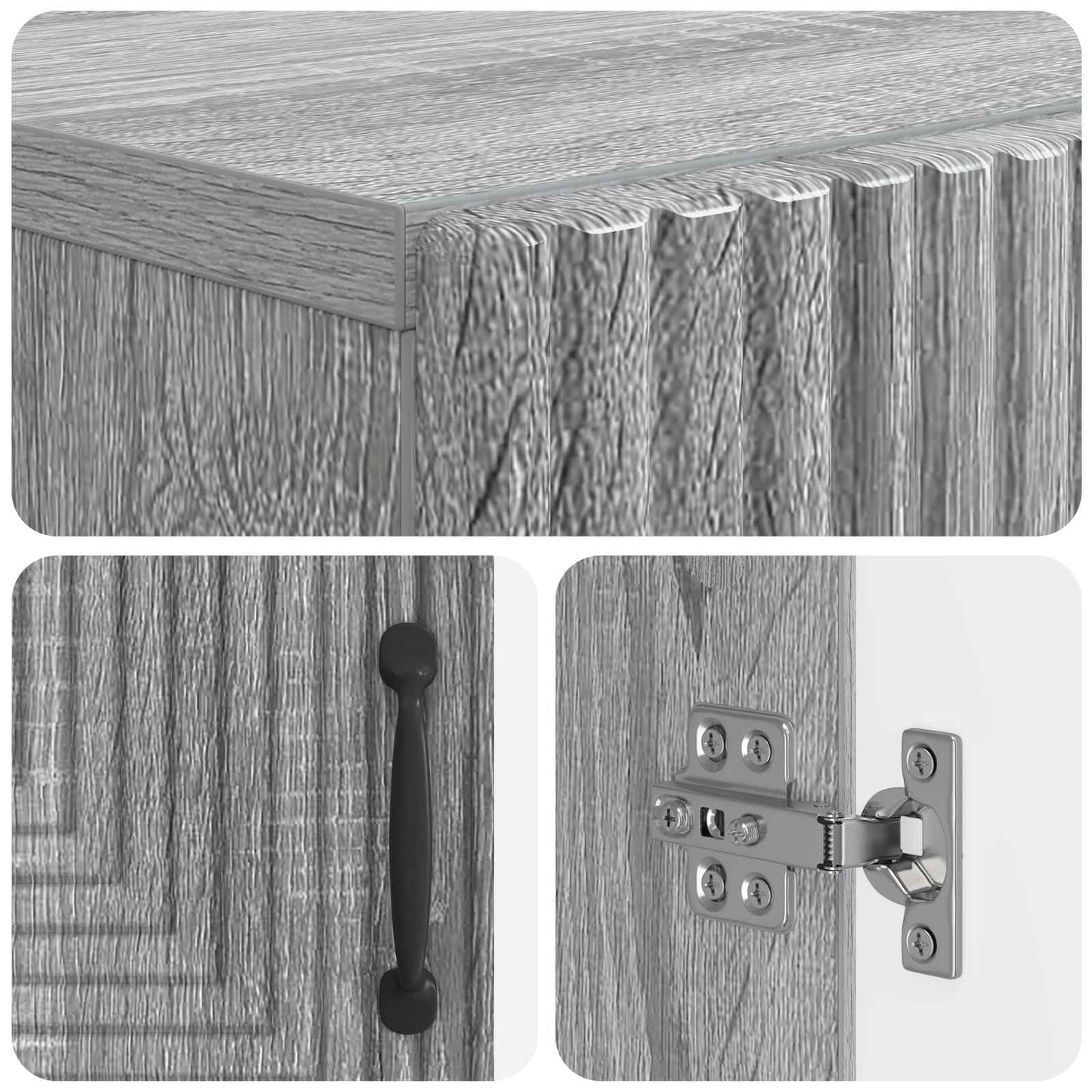 vidaXL Shoe Cabinet HAARLEM 59.5 x 39.5 x 89.5 cm Engineered Wood