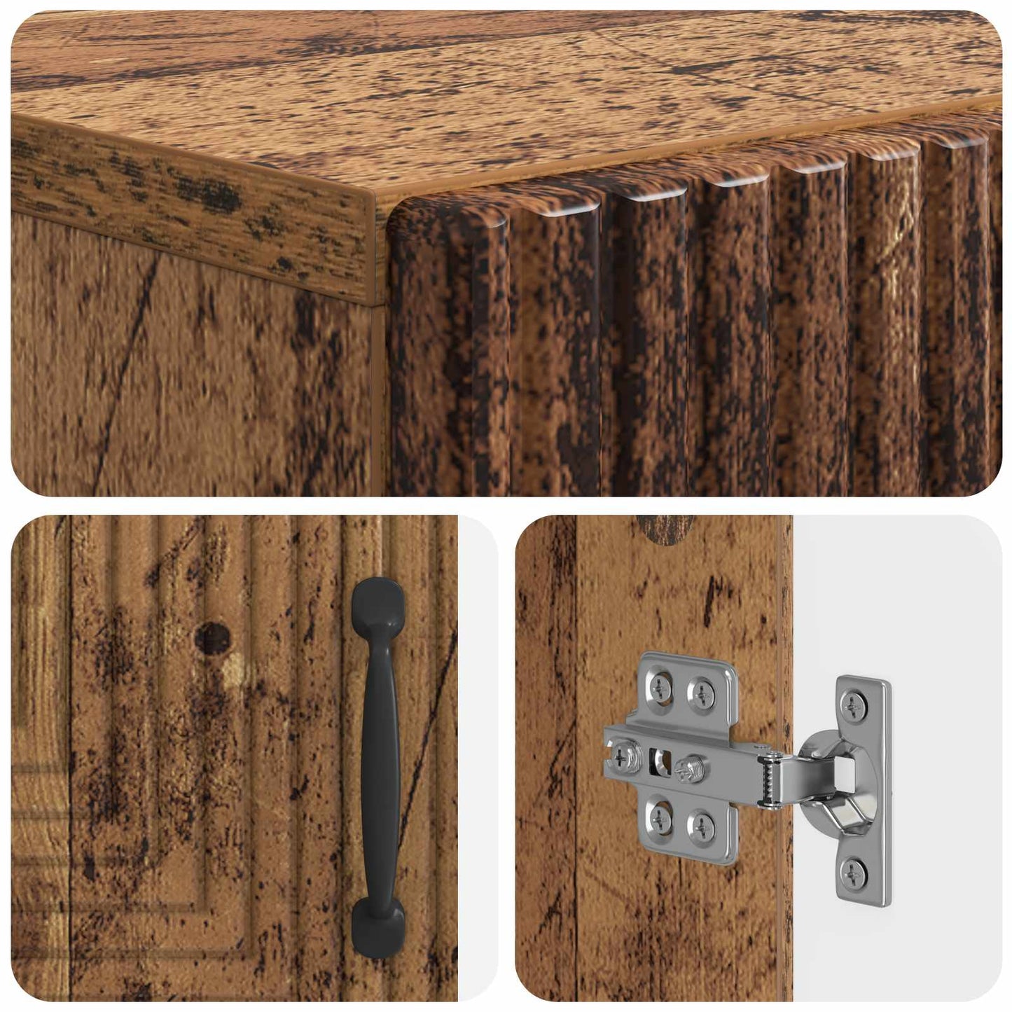vidaXL Shoe Cabinet HAARLEM 59.5 x 39.5 x 89.5 cm Engineered Wood