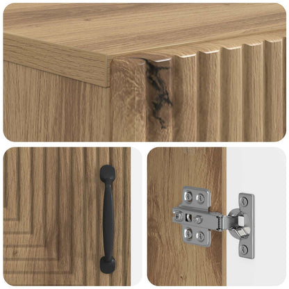 vidaXL Shoe Cabinet HAARLEM 59.5 x 39.5 x 89.5 cm Engineered Wood