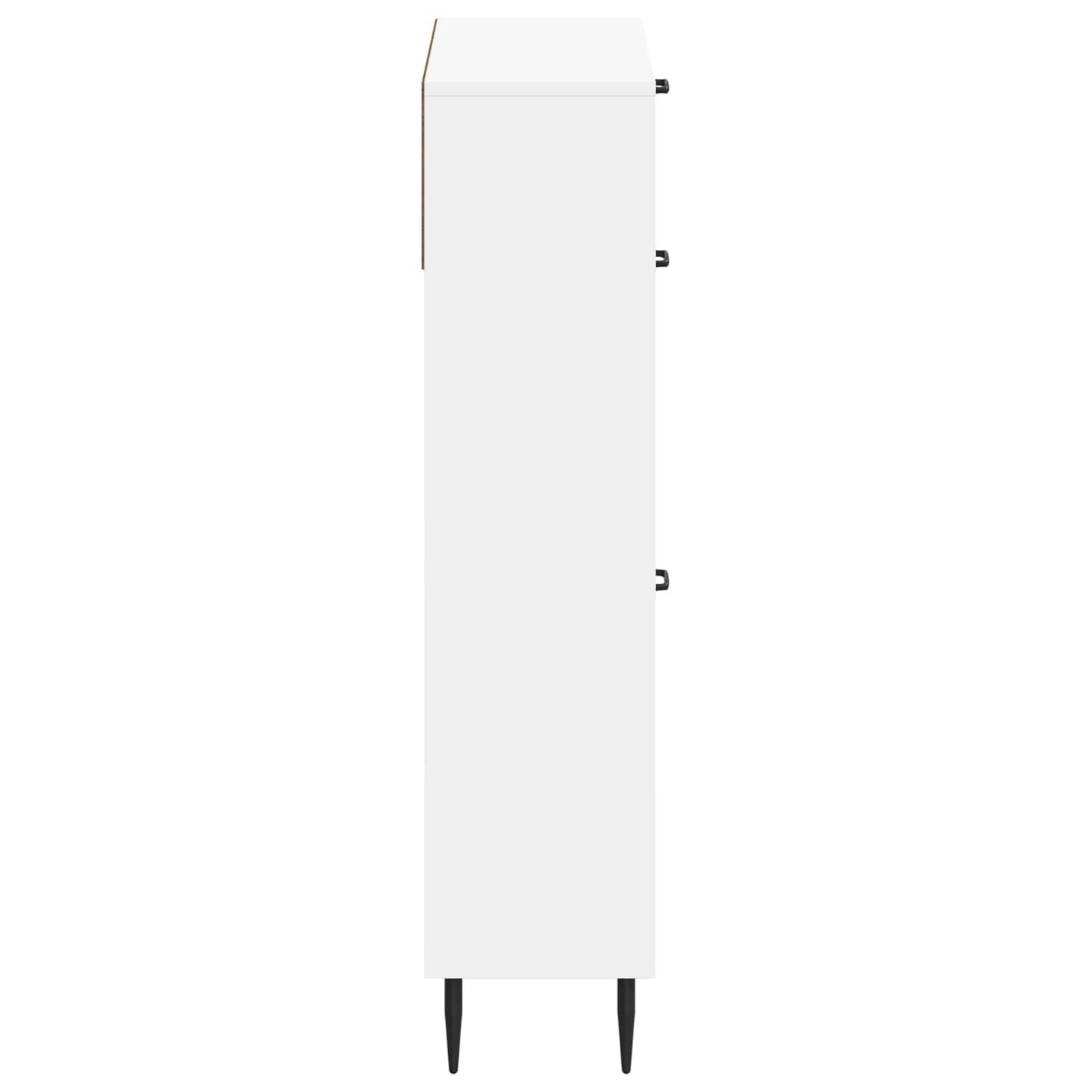 vidaXL Shoe Cabinet HAARLEM 78 x 24 x 103 cm Engineered Wood White