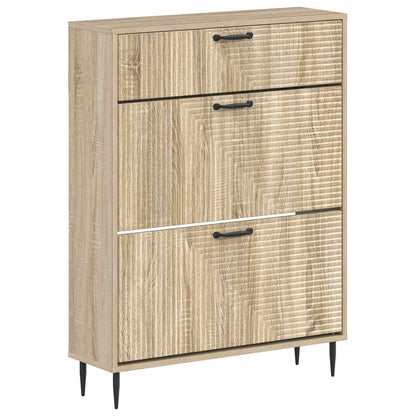 vidaXL Shoe Cabinet HAARLEM 78 x 24 x 103 cm Engineered Wood