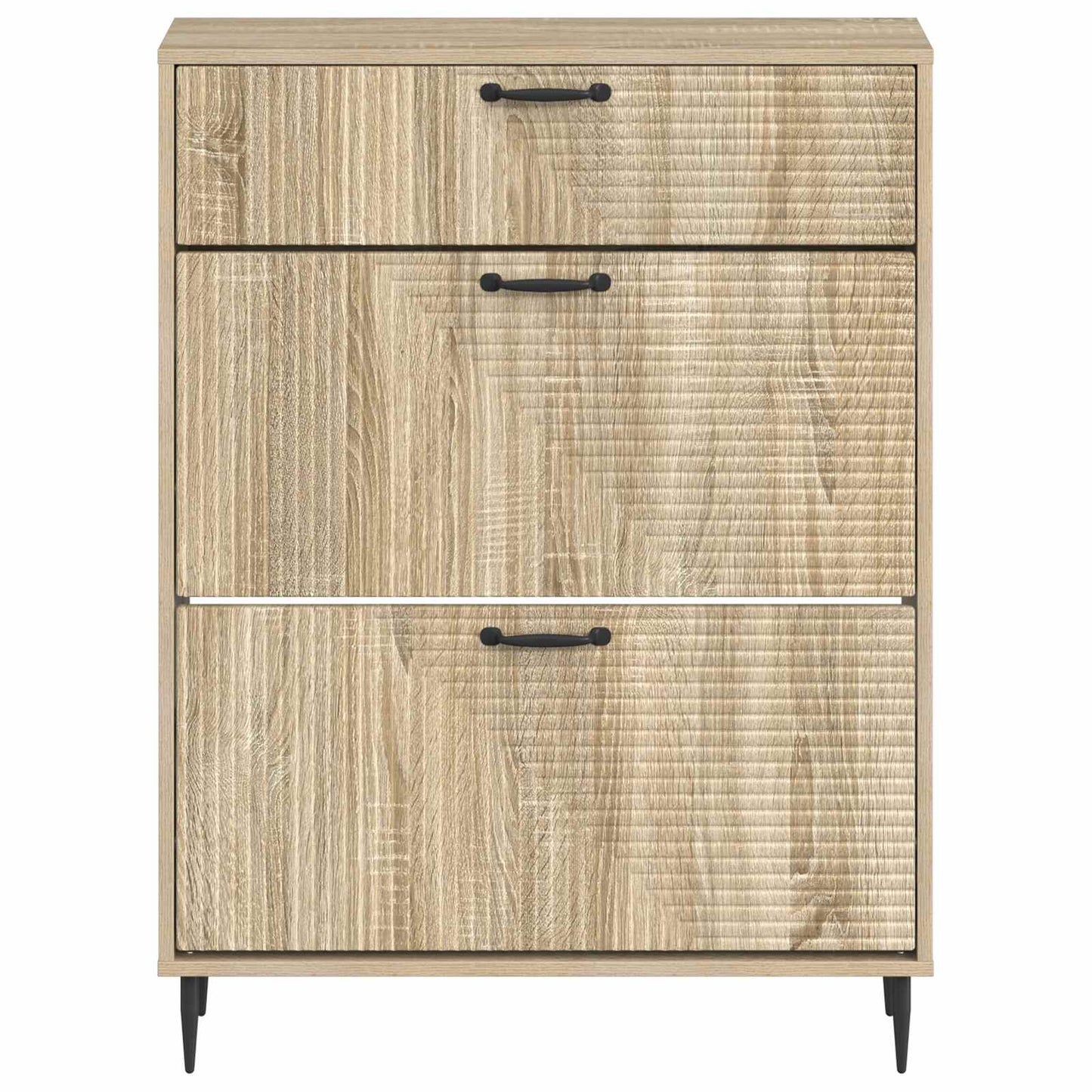 vidaXL Shoe Cabinet HAARLEM 78 x 24 x 103 cm Engineered Wood