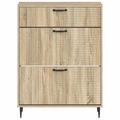 vidaXL Shoe Cabinet HAARLEM 78 x 24 x 103 cm Engineered Wood