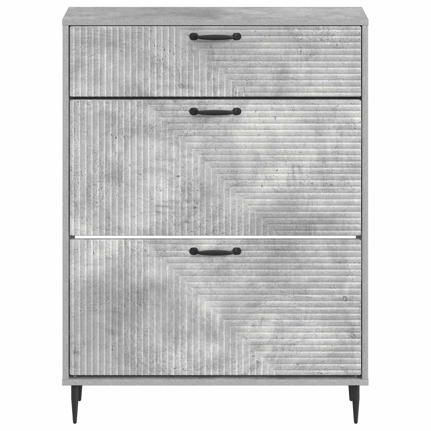 vidaXL Shoe Cabinet HAARLEM 78 x 24 x 103 cm Engineered Wood