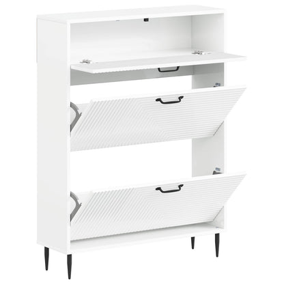 vidaXL Shoe Cabinet HAARLEM 78 x 24 x 103 cm Engineered Wood