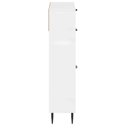 vidaXL Shoe Cabinet HAARLEM 78 x 24 x 103 cm Engineered Wood