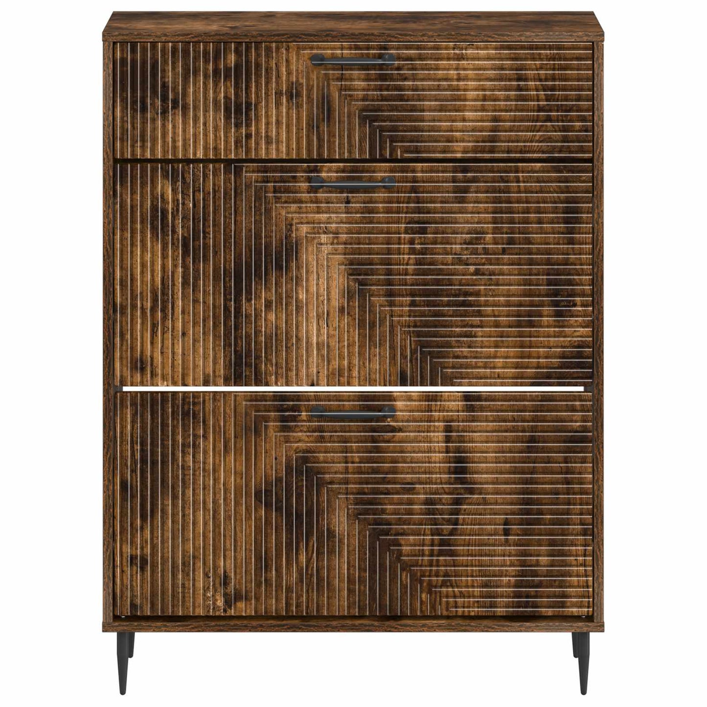 vidaXL Shoe Cabinet HAARLEM 78 x 24 x 103 cm Engineered Wood