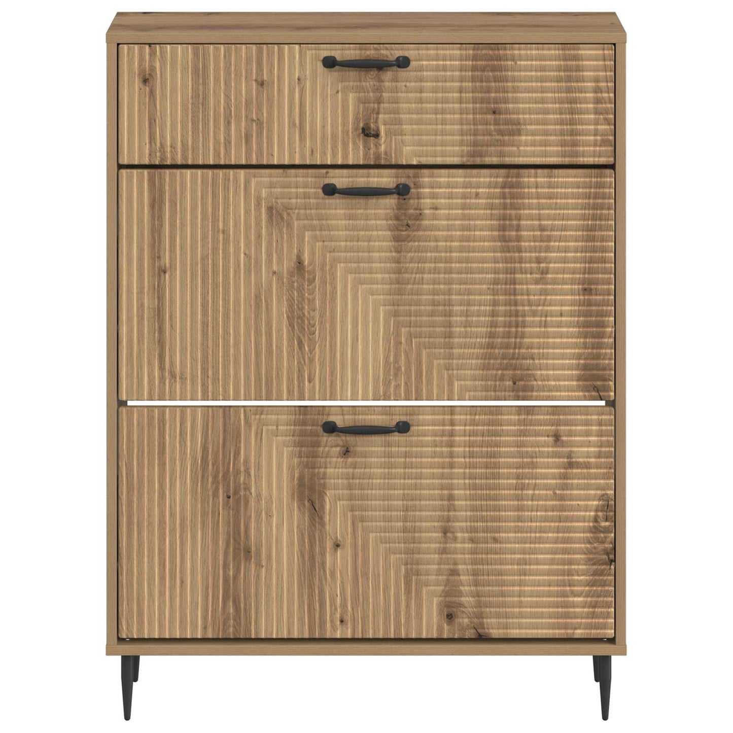 vidaXL Shoe Cabinet HAARLEM 78 x 24 x 103 cm Engineered Wood