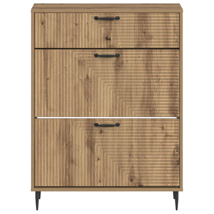 vidaXL Shoe Cabinet HAARLEM 78 x 24 x 103 cm Engineered Wood