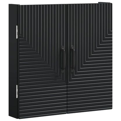 vidaXL Dartboard Cabinet HAARLEM Black 52.5 x 10.5 x 53.5 cm