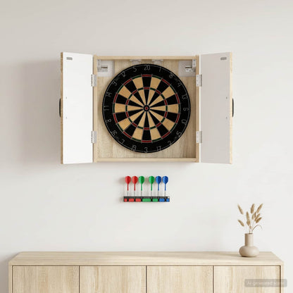 vidaXL Dartboard Cabinet HOORN Sonoma Oak 52.5 x 10.5 x 53.5 cm