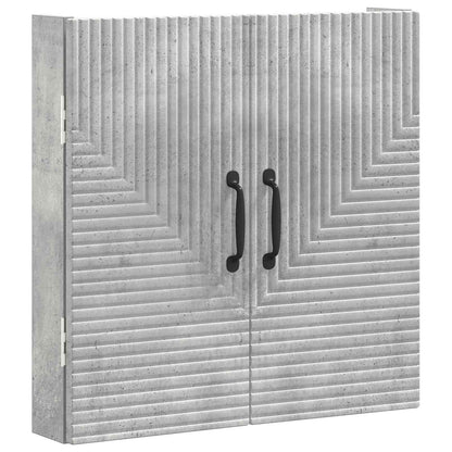 vidaXL Dartboard Cabinet HAARLEM Concrete Grey 52.5 x 10.5 x 53.5 cm