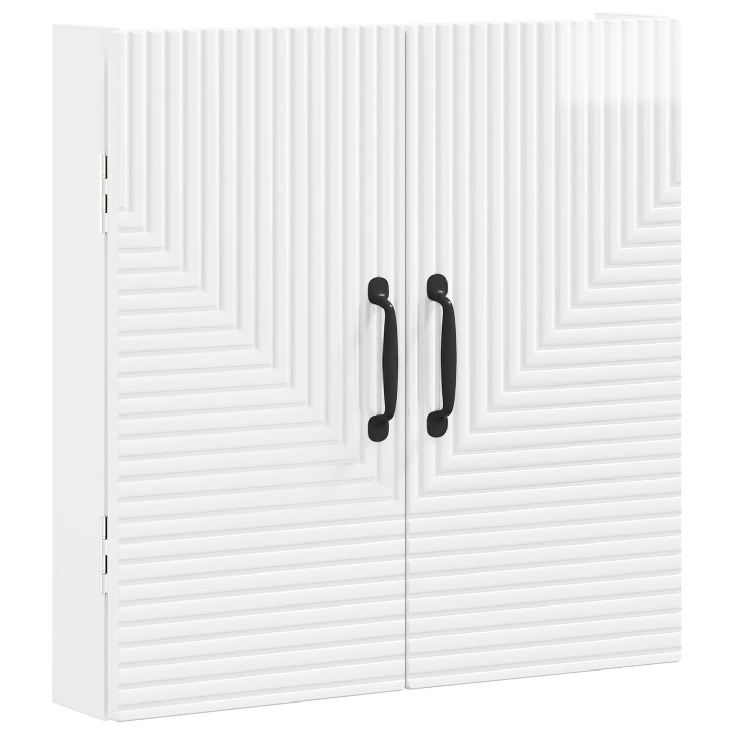 vidaXL Dartboard Cabinet HAARLEM High Gloss White Engineered Wood