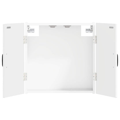 vidaXL Dartboard Cabinet HAARLEM High Gloss White Engineered Wood