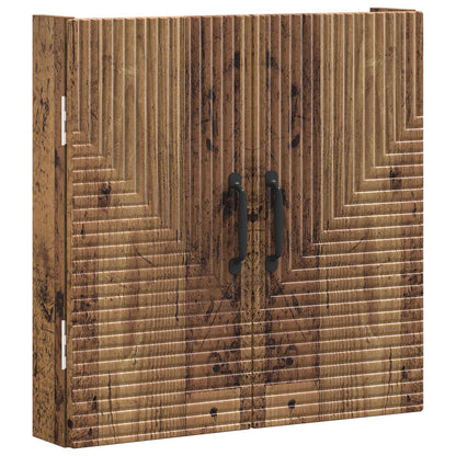 vidaXL Dartboard Cabinet HAARLEM Old Wood 52.5 x 10.5 x 53.5 cm
