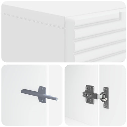vidaXL TV Cabinet White Engineered Wood