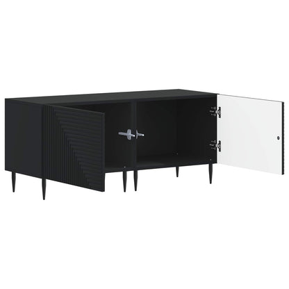 vidaXL TV Cabinet Black Engineered Wood