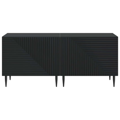 vidaXL TV Cabinet Black Engineered Wood
