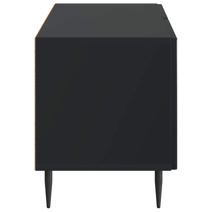 vidaXL TV Cabinet Black Engineered Wood