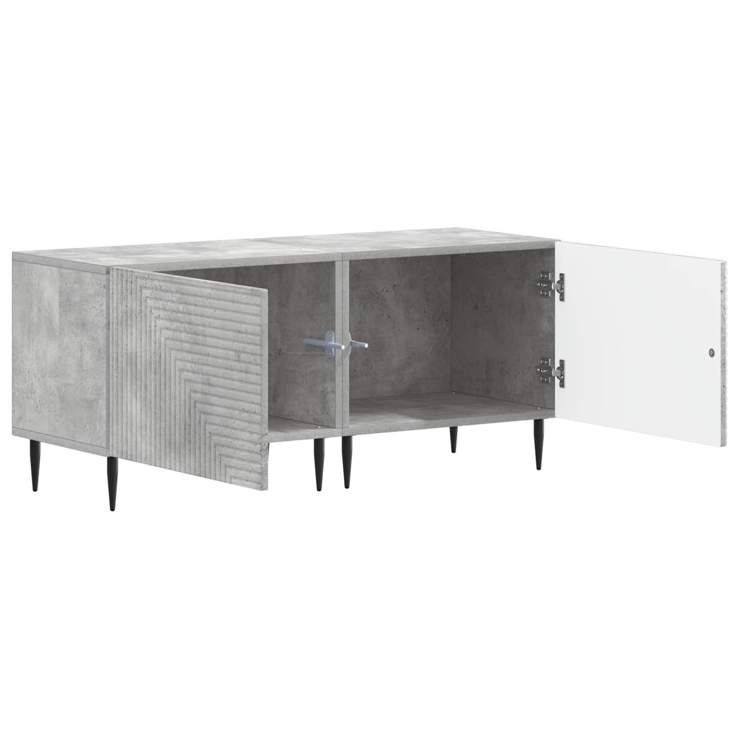 vidaXL TV Cabinet Concrete Grey Engineered Wood