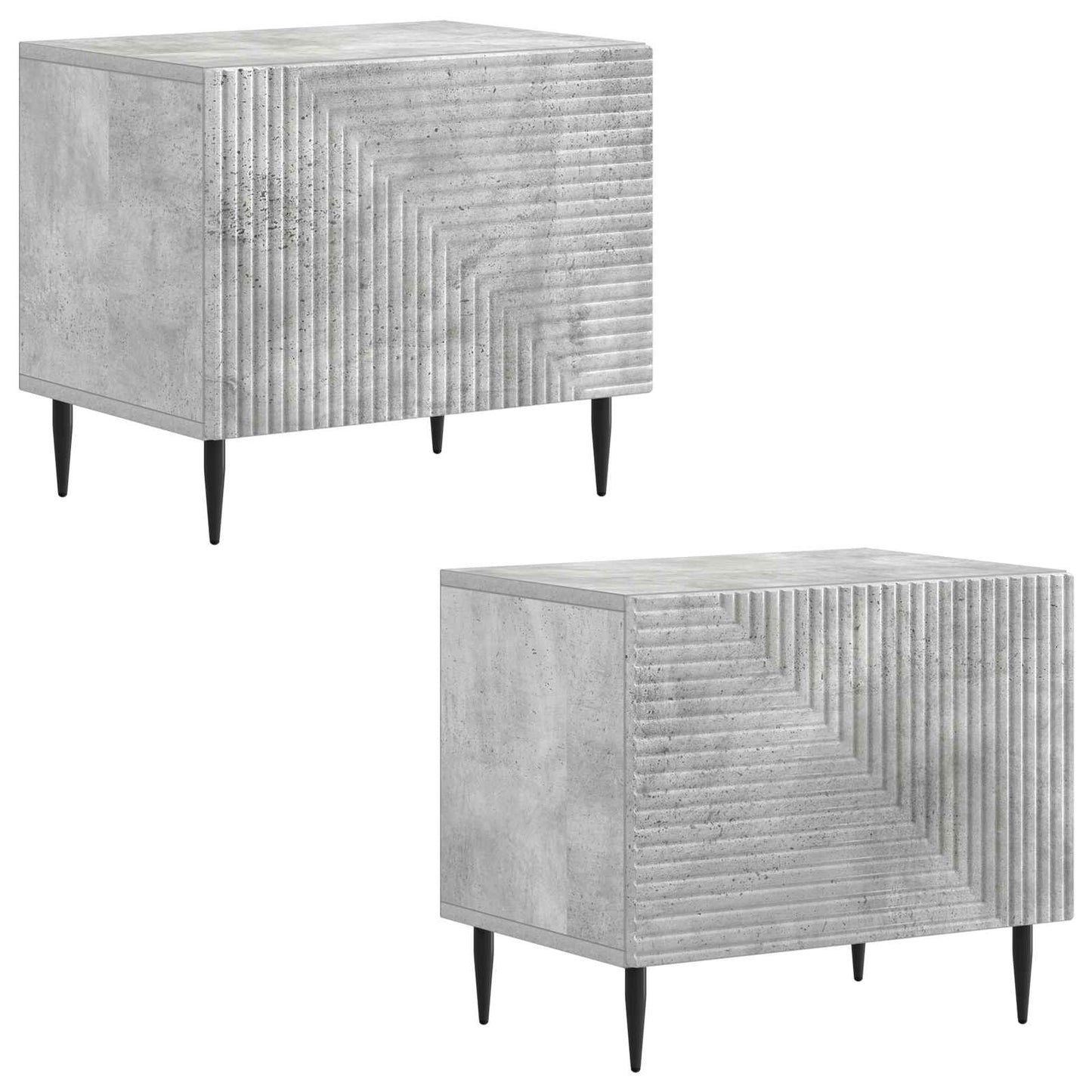 vidaXL TV Cabinet Concrete Grey Engineered Wood