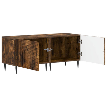 vidaXL TV Cabinet Smoked Oak Engineered Wood