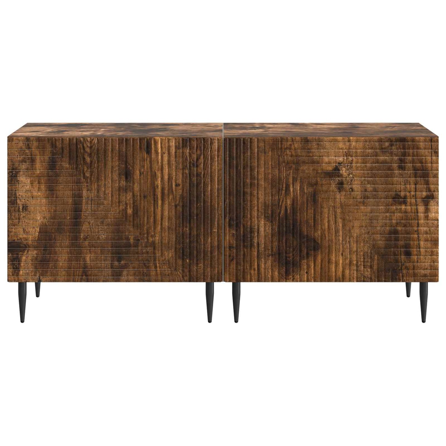 vidaXL TV Cabinet Smoked Oak Engineered Wood