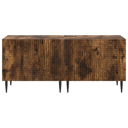 vidaXL TV Cabinet Smoked Oak Engineered Wood