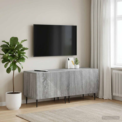 vidaXL TV Cabinet Grey Sonoma Engineered Wood