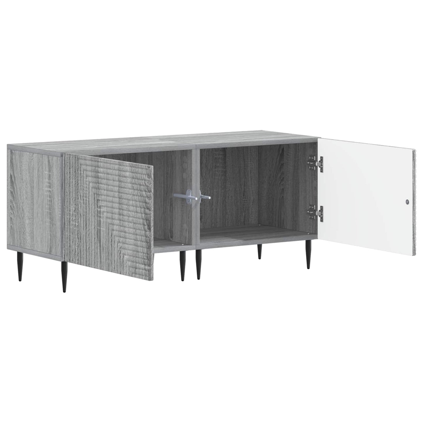 vidaXL TV Cabinet Grey Sonoma Engineered Wood