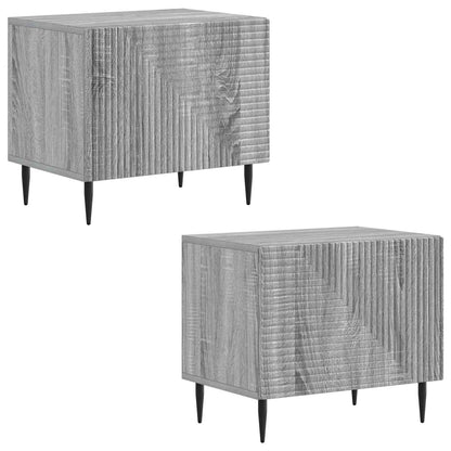 vidaXL TV Cabinet Grey Sonoma Engineered Wood