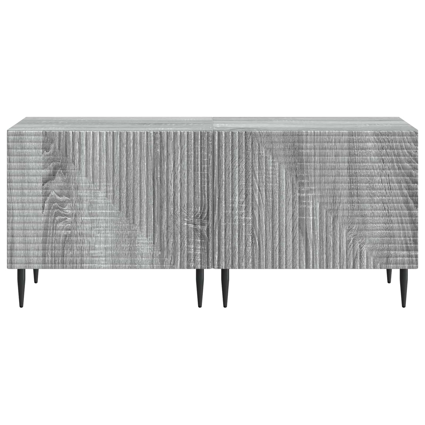 vidaXL TV Cabinet Grey Sonoma Engineered Wood
