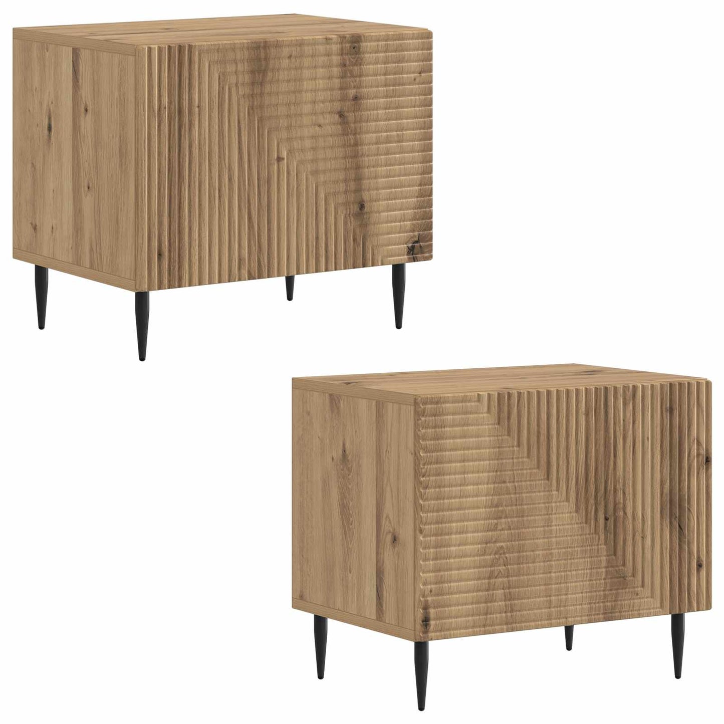 vidaXL TV Cabinet Artisan Oak Engineered Wood