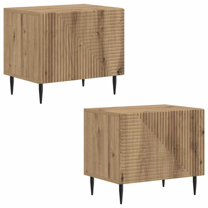 vidaXL TV Cabinet Artisan Oak Engineered Wood